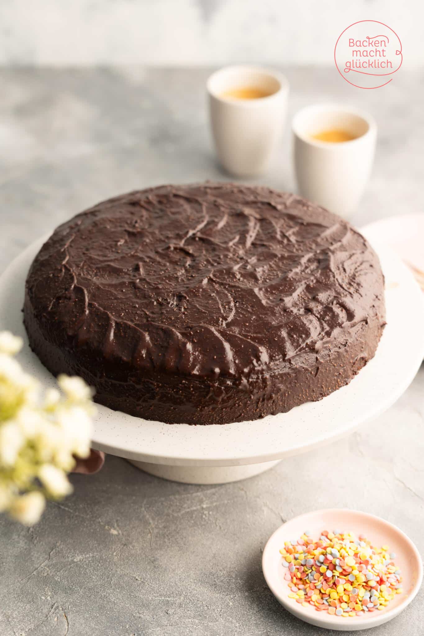 Schokoladenkuchen mit Schmand