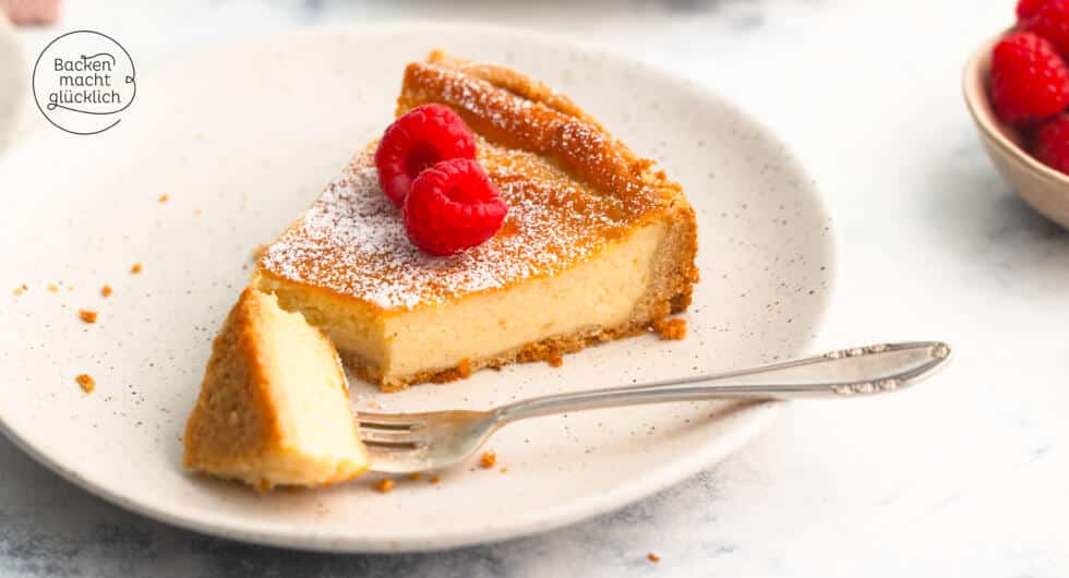 veganer Käsekuchen mit Skyr