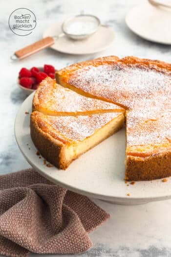 veganer Quarkkuchen