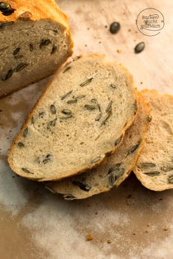 einfaches Kürbiskernbrot