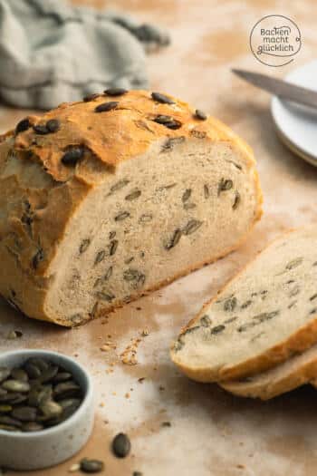 Kürbiskernbrot selber backen