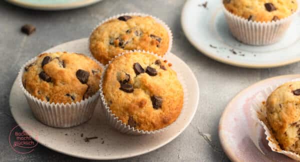 Muffins mit Schokostückchen | Backen macht glücklich Muffins mit Schokostückchen | Backen macht glücklich