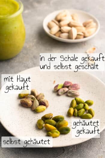 Pistaziencreme Zutaten