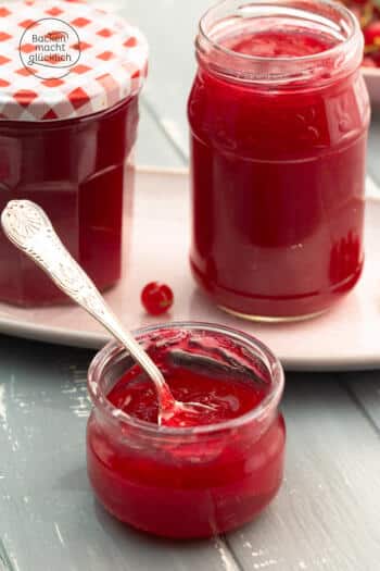 rote Johannisbeermarmelade