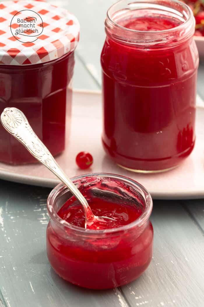 Johannisbeermarmelade | Backen macht glücklich