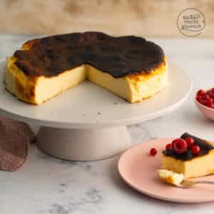 San Sebastian Cheesecake ohne Boden