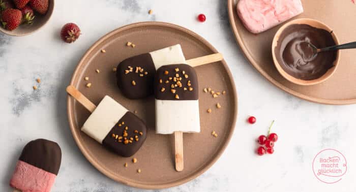 Veganes Eis am Stiel