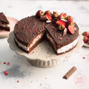 Yogurette-Torte mit Rührteig