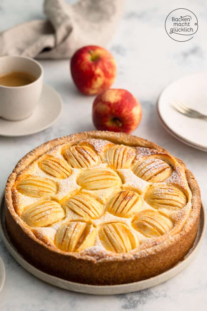 Apfelkuchen mit Quark | Backen macht glücklich Apfelkuchen mit Quark | Backen macht glücklich