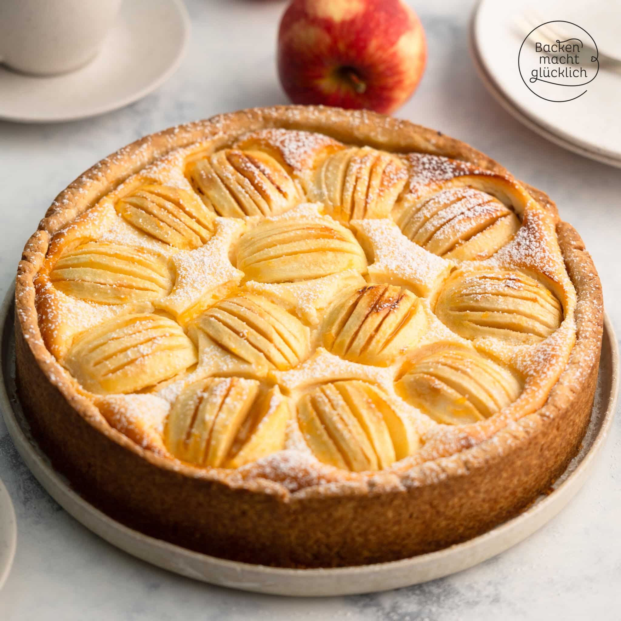 Apfelkuchen mit Quark | Backen macht glücklich