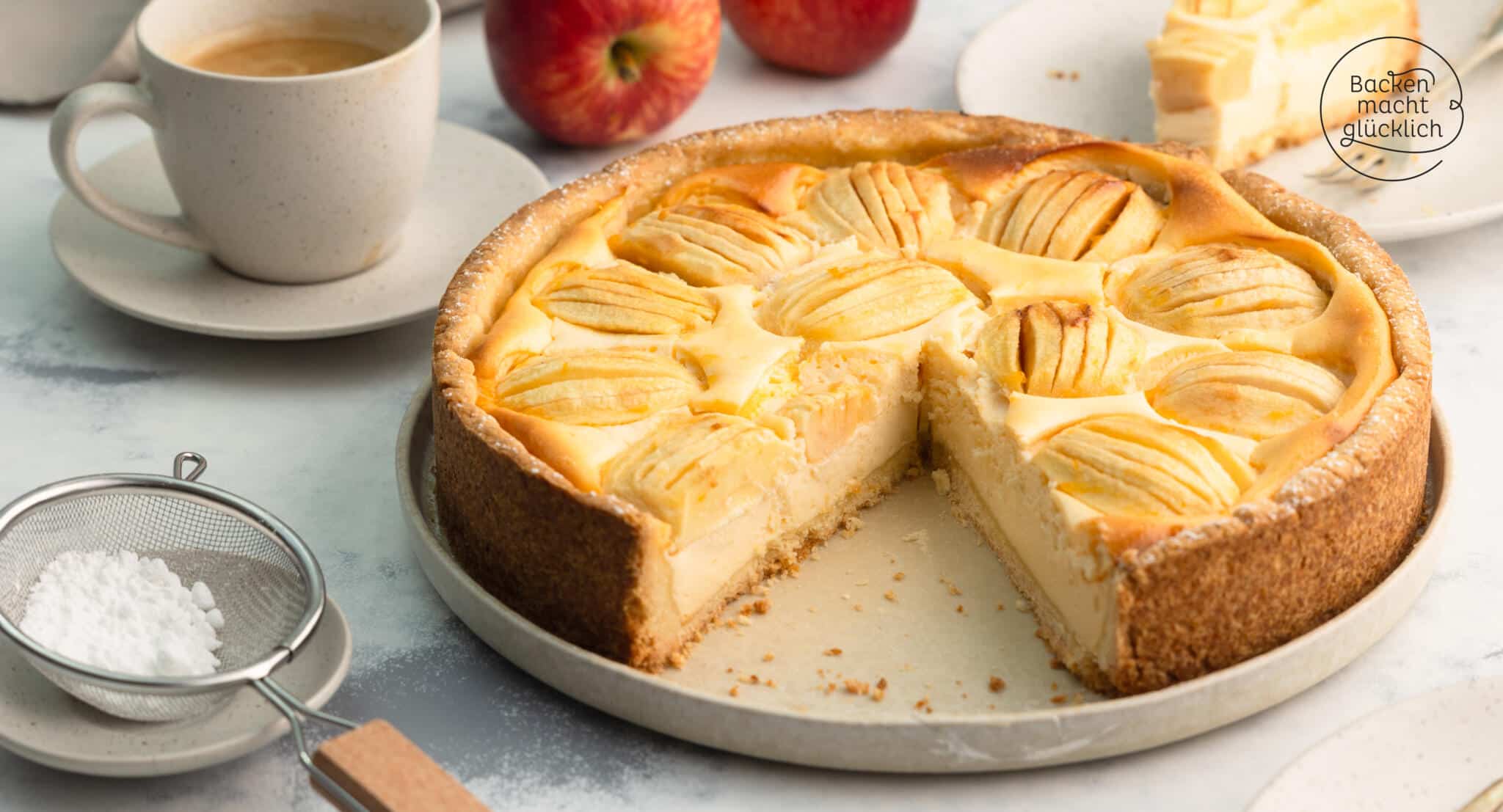 Apfel-Quark-Kuchen