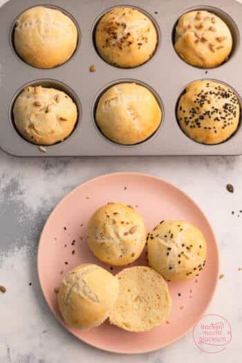 Brötchen Muffinblech