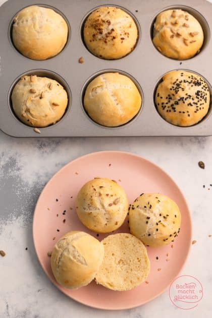 Brötchen Muffinblech