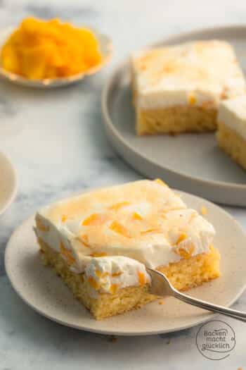 Fantakuchen mit Pfirsichen