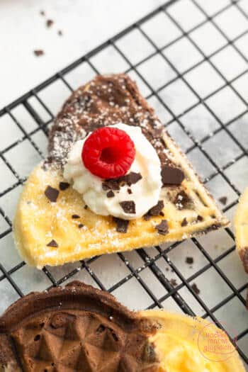 Marmorkuchen Waffeln