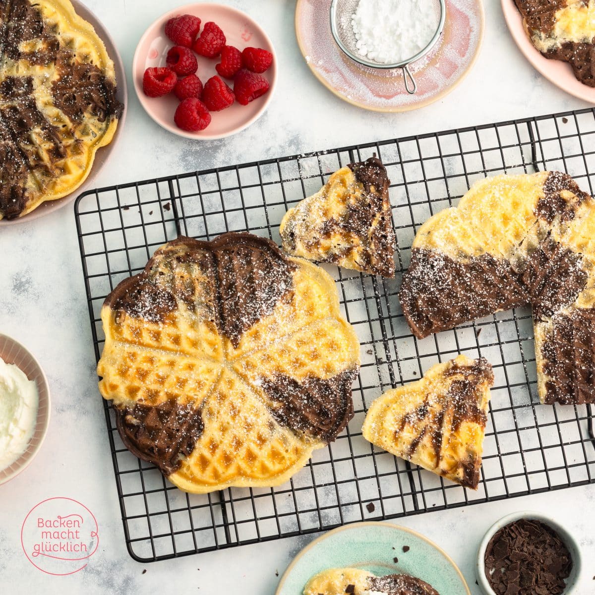 Marmorwaffeln