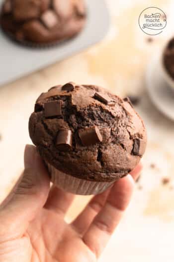 Schokomuffins mit Öl