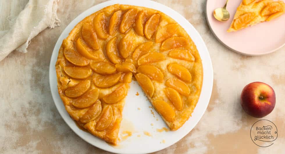 französische Tarte mit Äpfeln