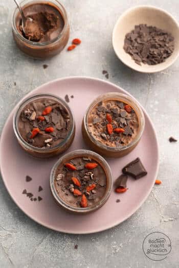 Mousse au chocolat ohne Ei