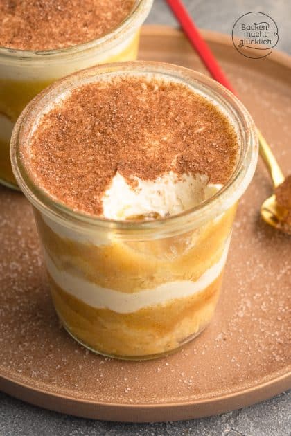 Apfelmus-Tiramisu