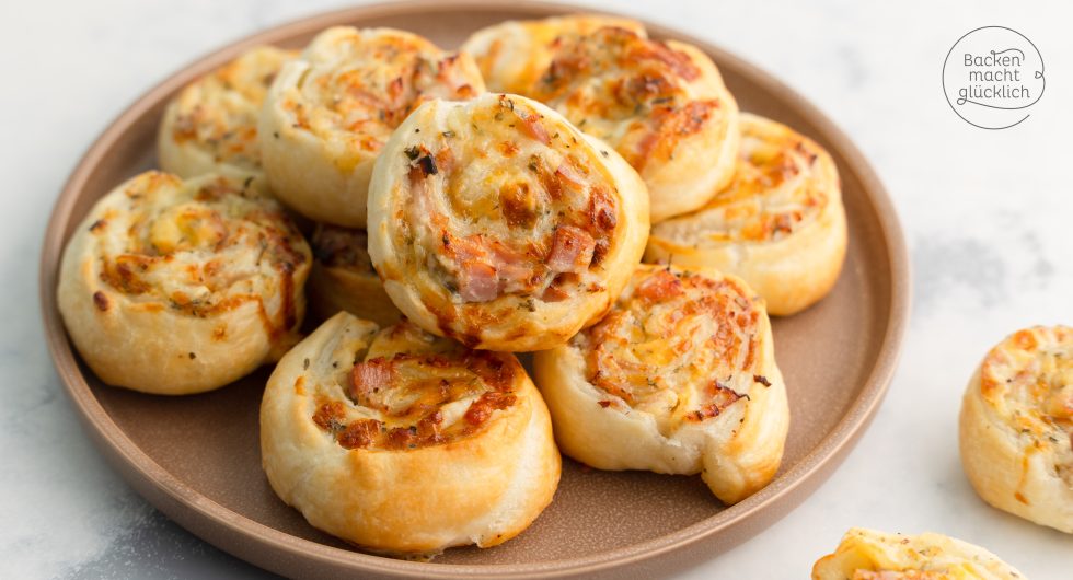 Blätterteigschnecken Käse