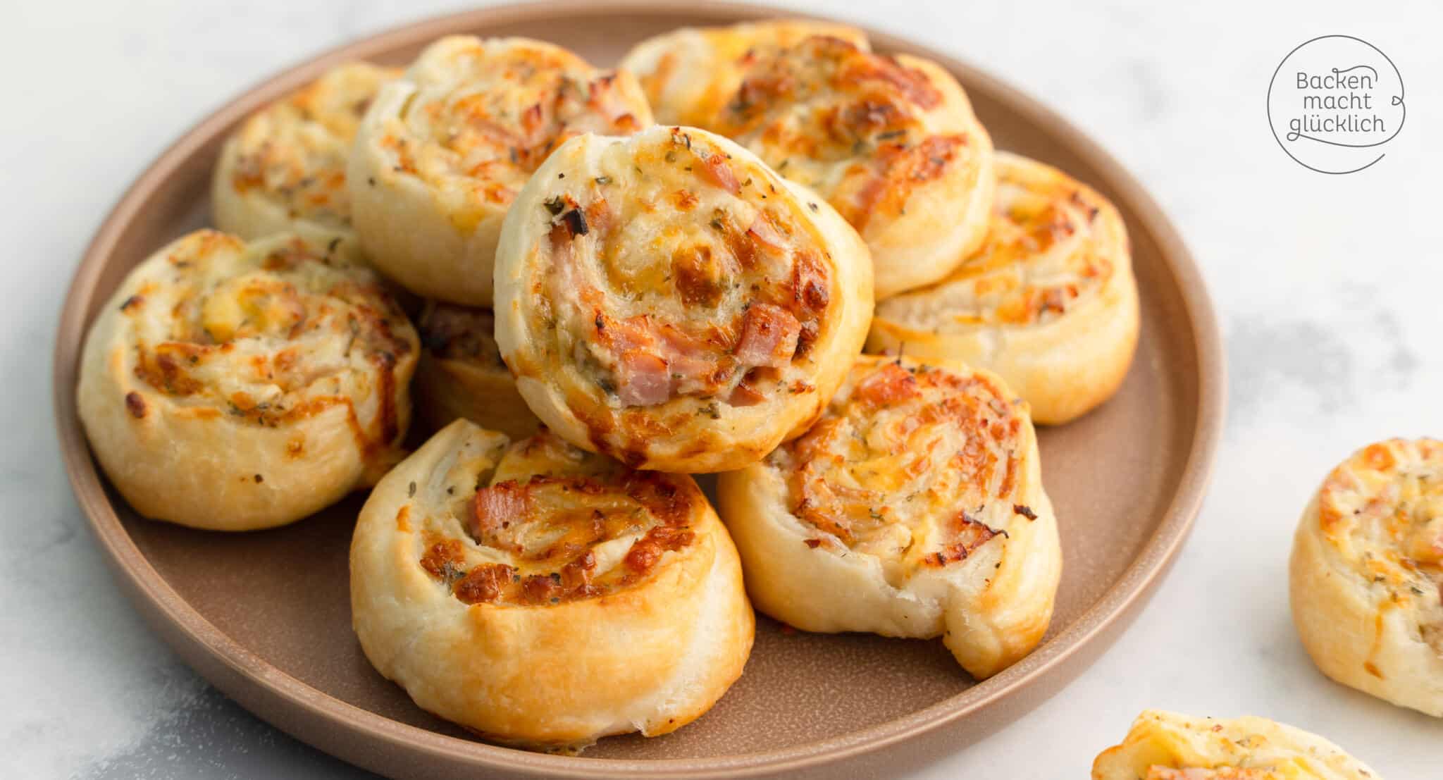 Blätterteigschnecken Käse