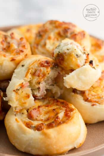 Blätterteigschnecken für Partys