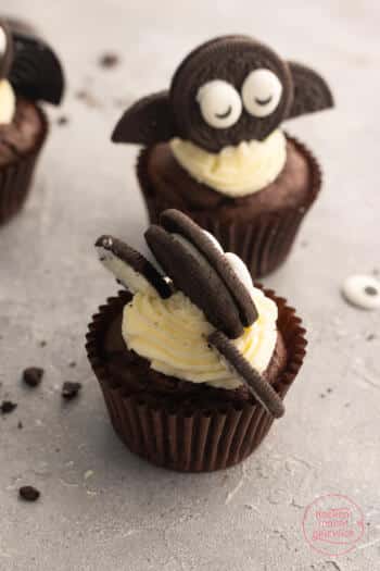 Oreo-Fledermäuse Muffins