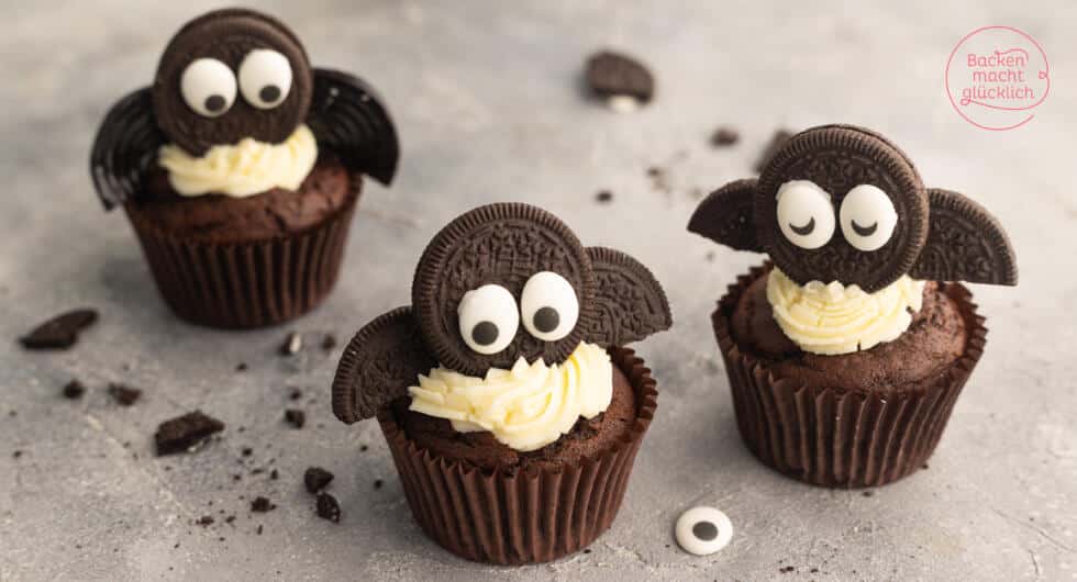 Fledermaus-Cupcakes