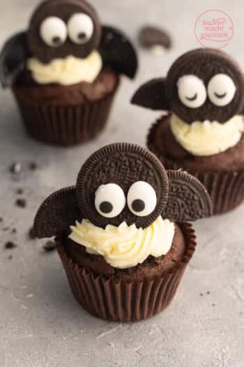 Fledermaus-Halloween-Muffins