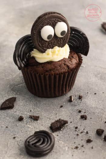 Halloweenmuffins Fledermaus