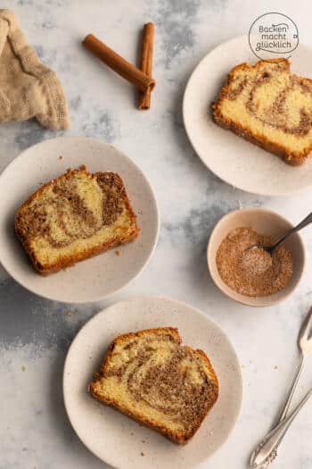 Rührteig-Zimtkuchen