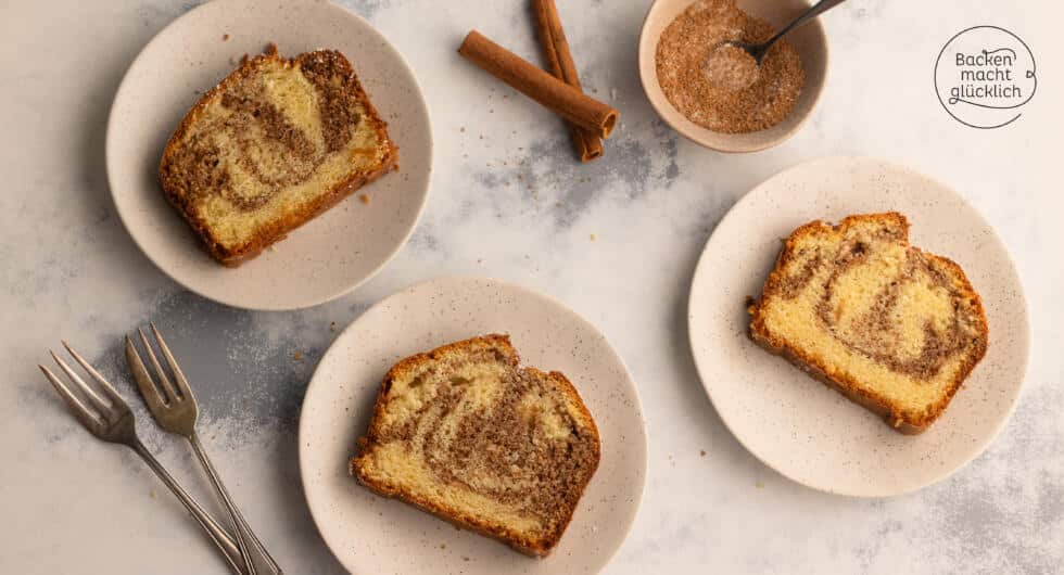 saftiger Zimtkuchen Kastenform