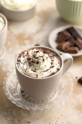 einfache heiße Schokolade