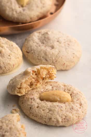 Mandelmakronen ohne Oblaten