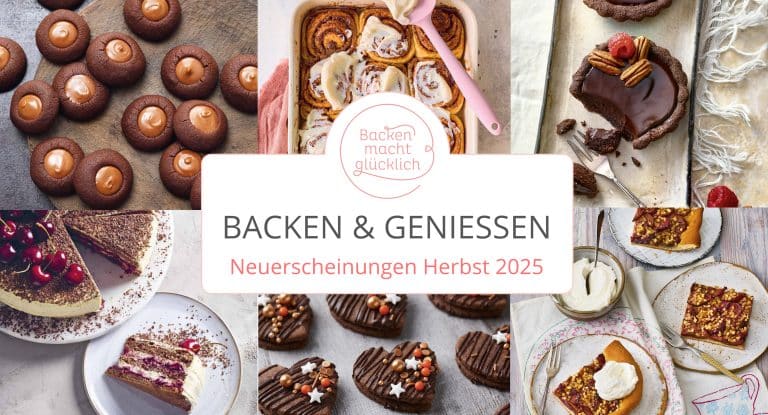 Lesegenuss: Neue Backbücher im Herbst 2025