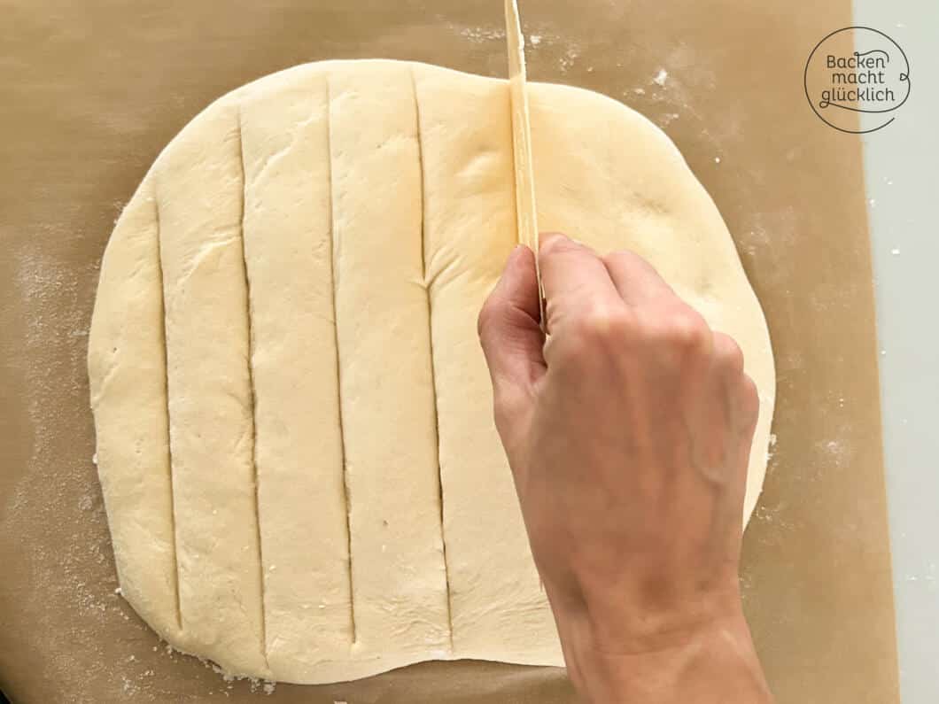 Fondue Zupfbrot schneiden