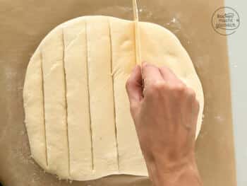 Fondue Zupfbrot schneiden