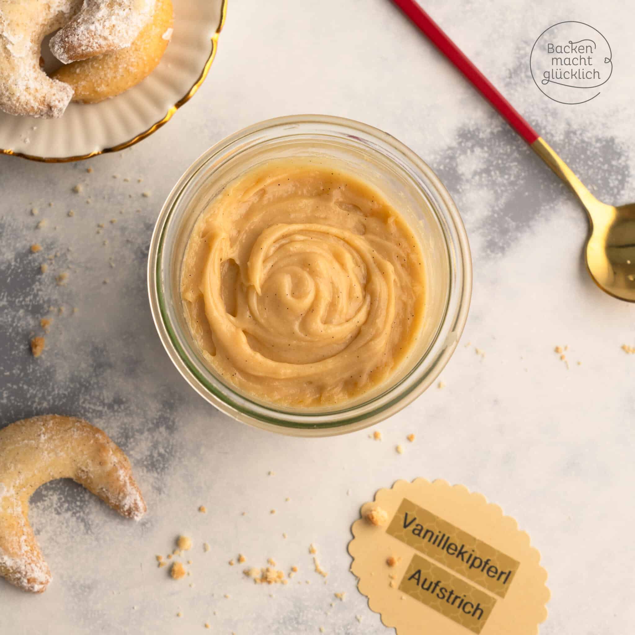 Vanillekipferl Aufstrich aufs Brot