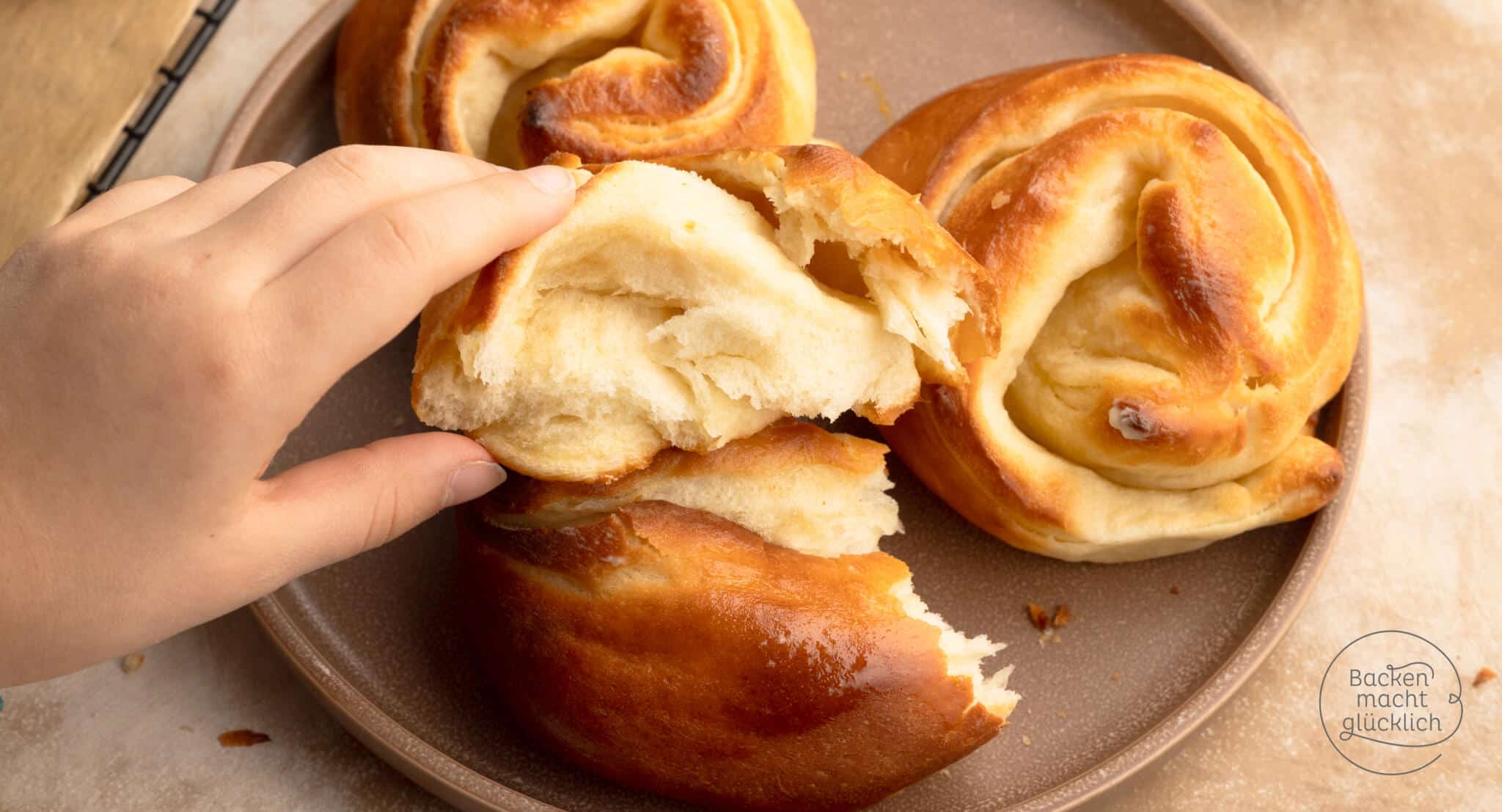 Berliner Splitterbrötchen mit flaumiger Krume