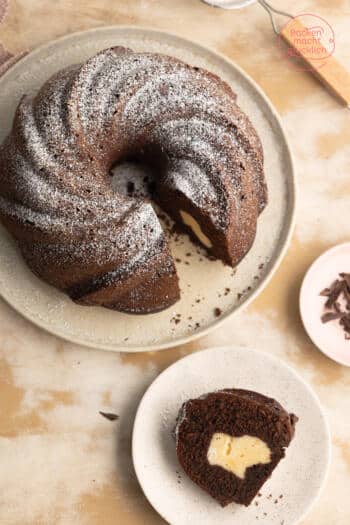 Schokokuchen mit Cheesecakeswirl