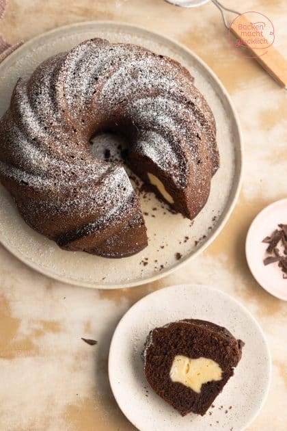 Schokokuchen mit Cheesecakeswirl