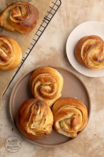 Splitterbrötchen nach DDR-Art, butterreiches, leicht süßes Hefegebäck