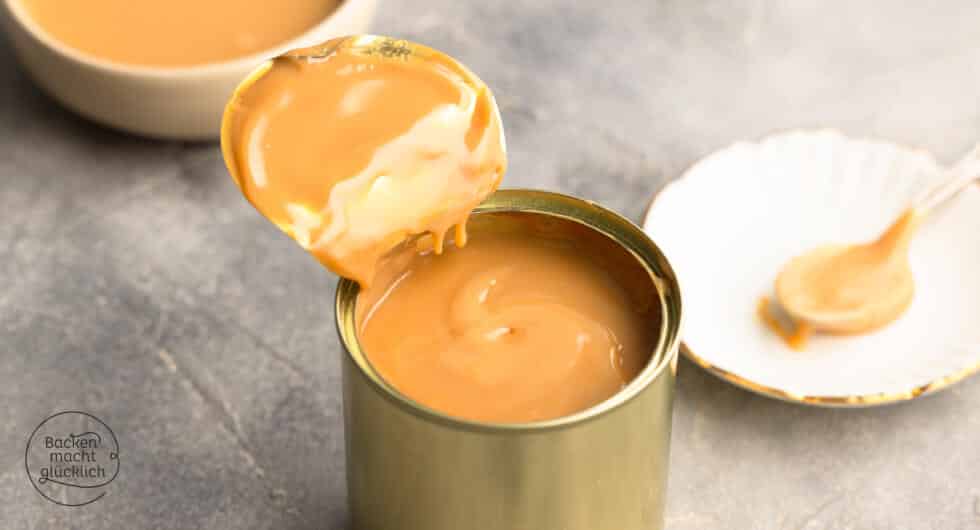 Dulce de Leche aus der Dose Kondensmilch