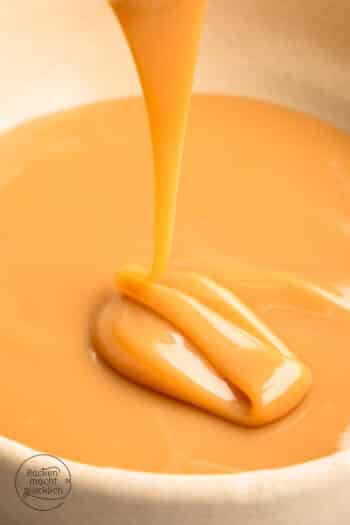 selbstgemachte karamellisierte Dulce de leche