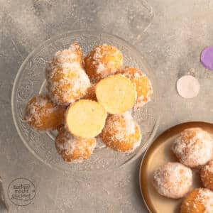 vegane Quarkbällchen mit Rezept ohne Quark und ohne Ei