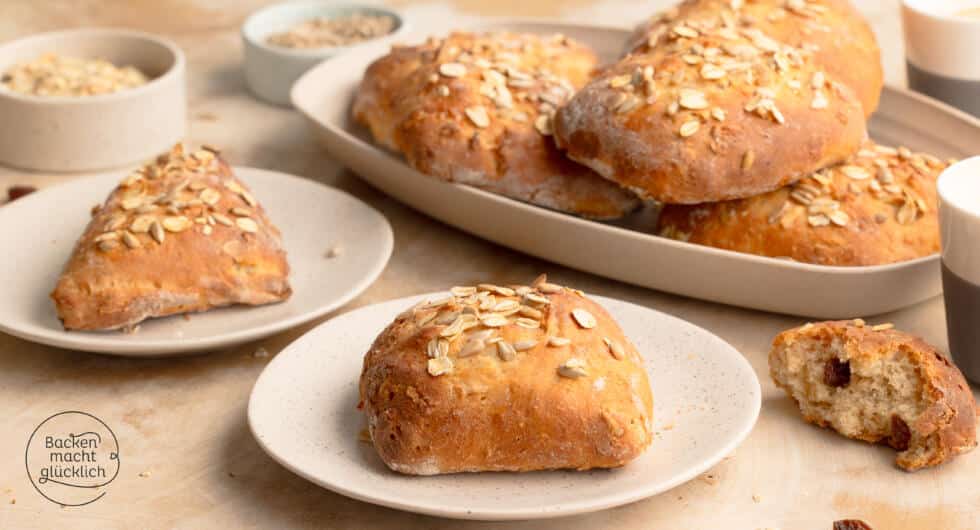 Müslibrötchen selbstgemacht