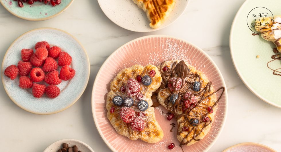 Croffles Croissant-Waffeln aus dem Waffeleisen