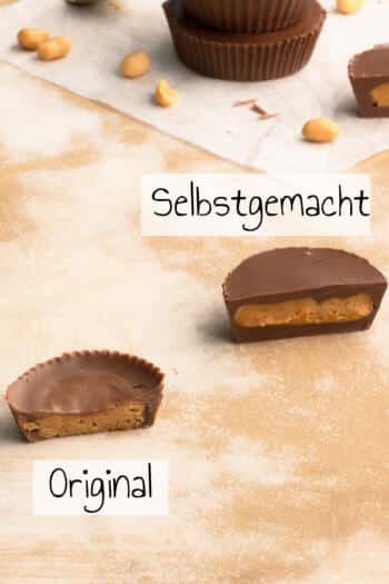 Reeses Original selber machen im Vergleich