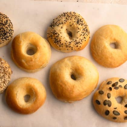 einfaches Bagelsrezept für selbstgemachte New York Bagels